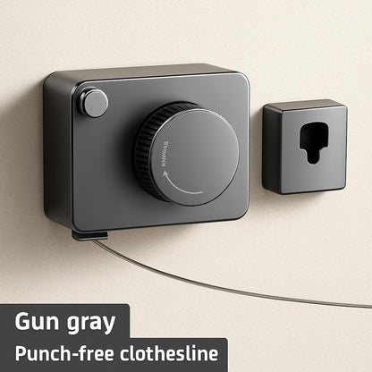 Retractable Wall-Mounted Clothesline - Eco-Friendly Drying Solution