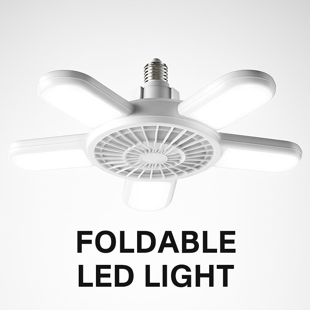 Energy-Efficient LED Ceiling Fan with Air Circulation