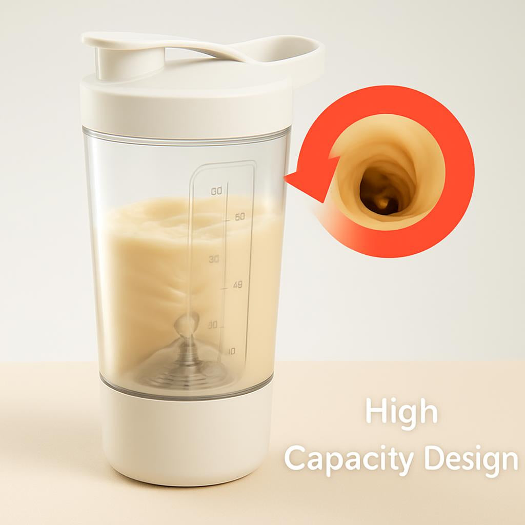 Eco-Friendly Blender Bottle with Measurement Markings