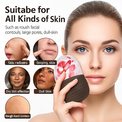 Facial Ice Cube Tray Set for Beauty Massage in Eco-Friendly Silicone