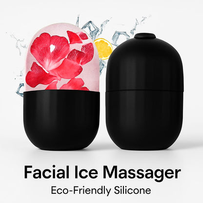 Facial Ice Cube Tray Set for Beauty Massage - Eco-Friendly Silicone