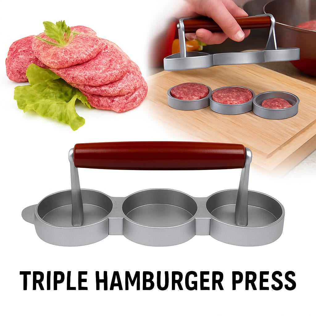 Eco-Friendly Hamburger Meat Press - Durable, Reusable Kitchen Tool