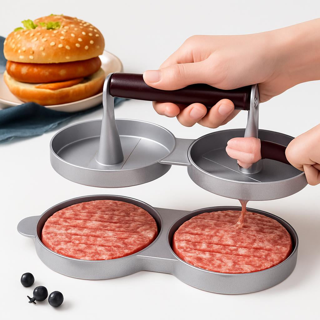 Eco-Friendly Hamburger Meat Press - Durable, Reusable Kitchen Tool