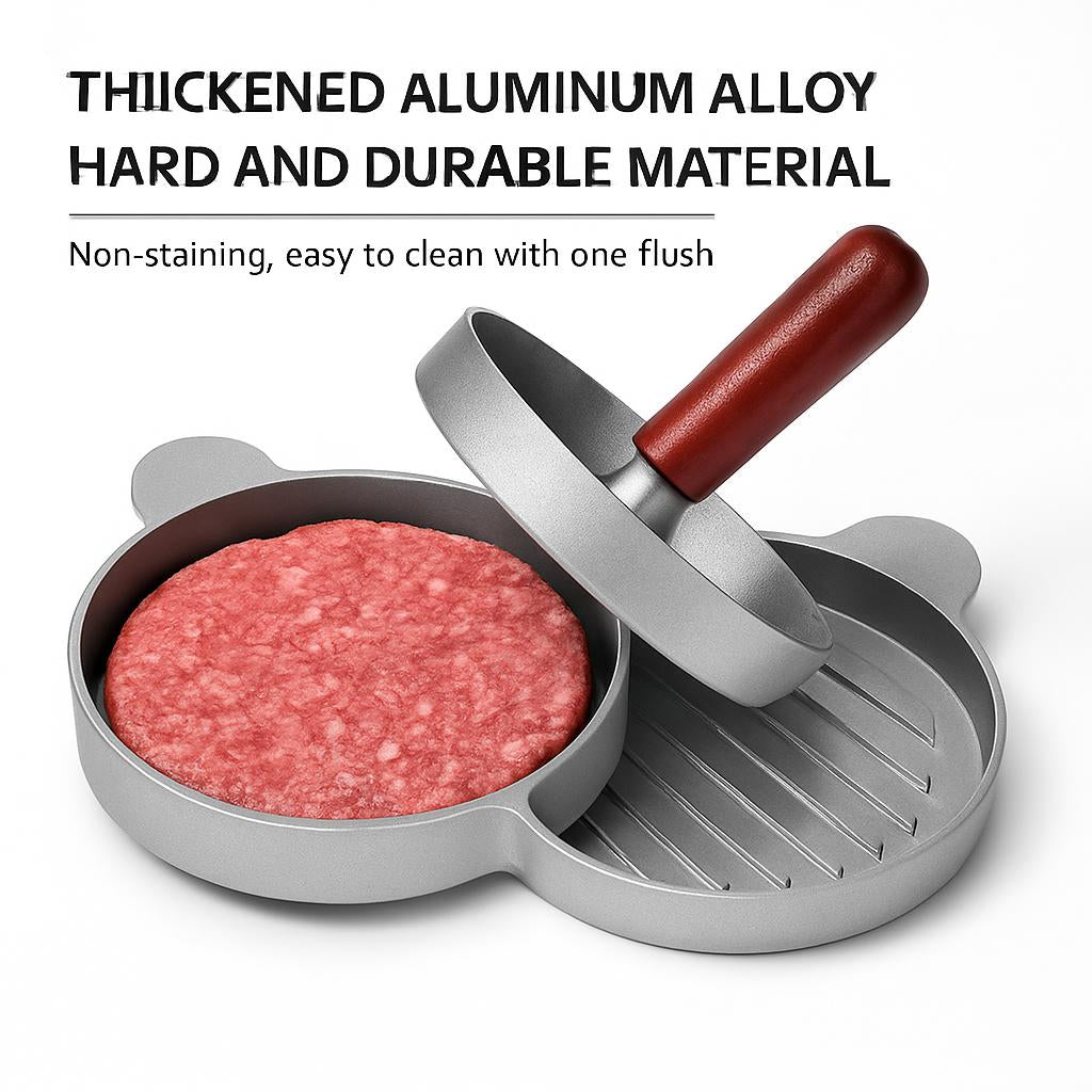 Eco-Friendly Hamburger Meat Press - Durable, Reusable Kitchen Tool