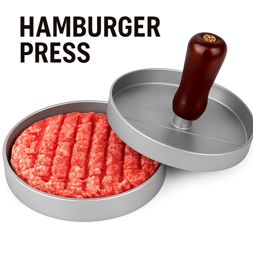Eco-Friendly Hamburger Meat Press - Durable, Reusable Kitchen Tool