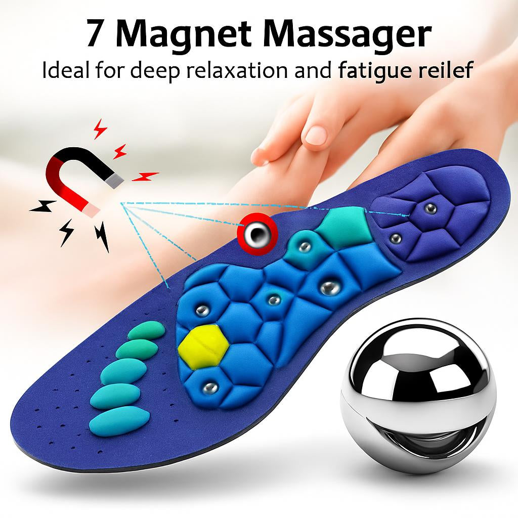 Magnetic Acupressure Insoles for Enhanced Foot Health and Circulation