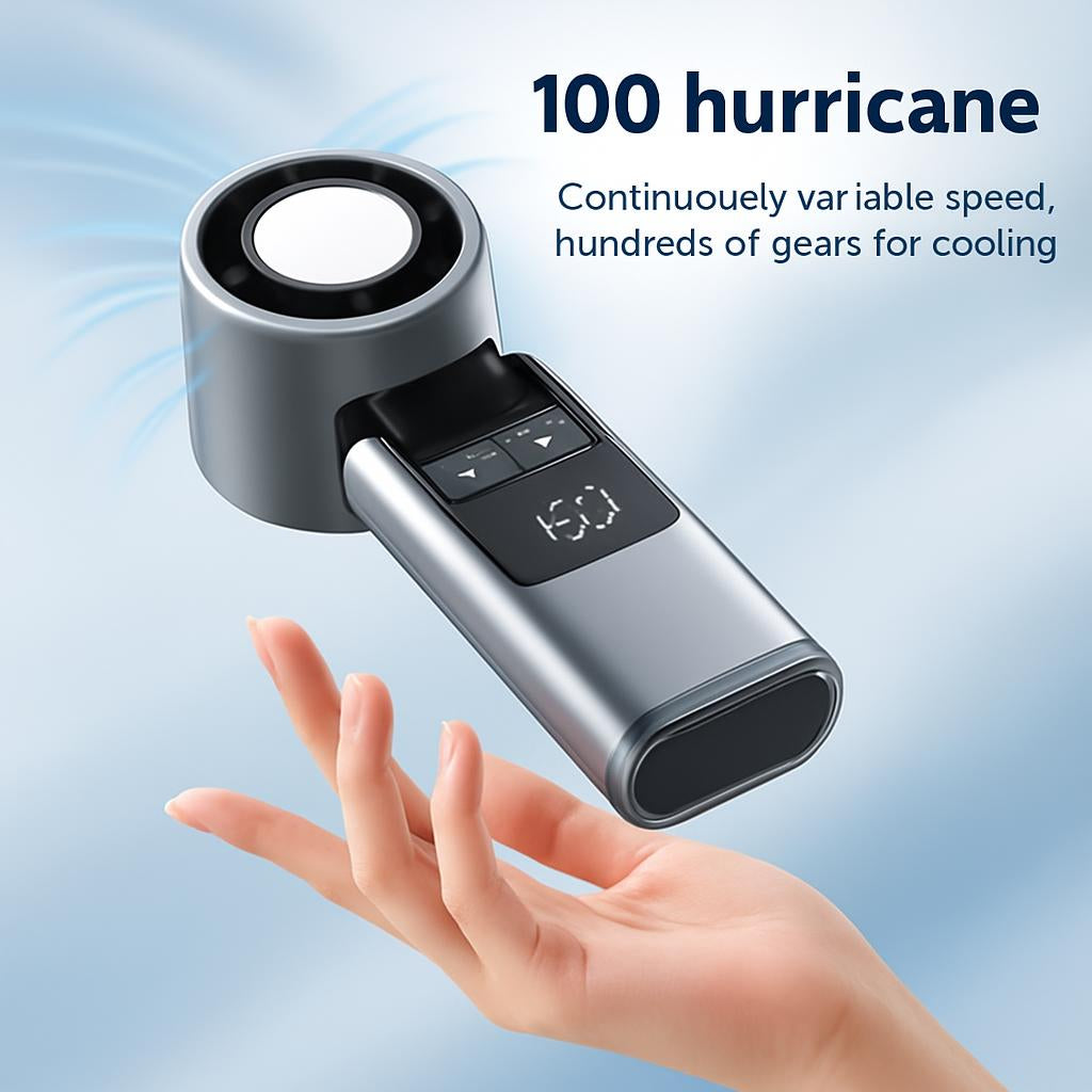Eco-Friendly Mini USB Turbo Fan for Camping & Travel