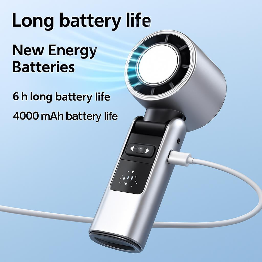 Eco-Friendly Mini USB Turbo Fan for Camping & Travel