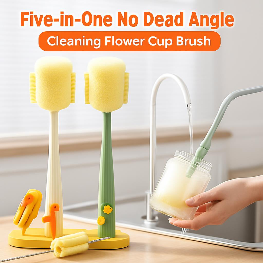 Eco-Friendly Multi-Functional Cleaning Brush Set