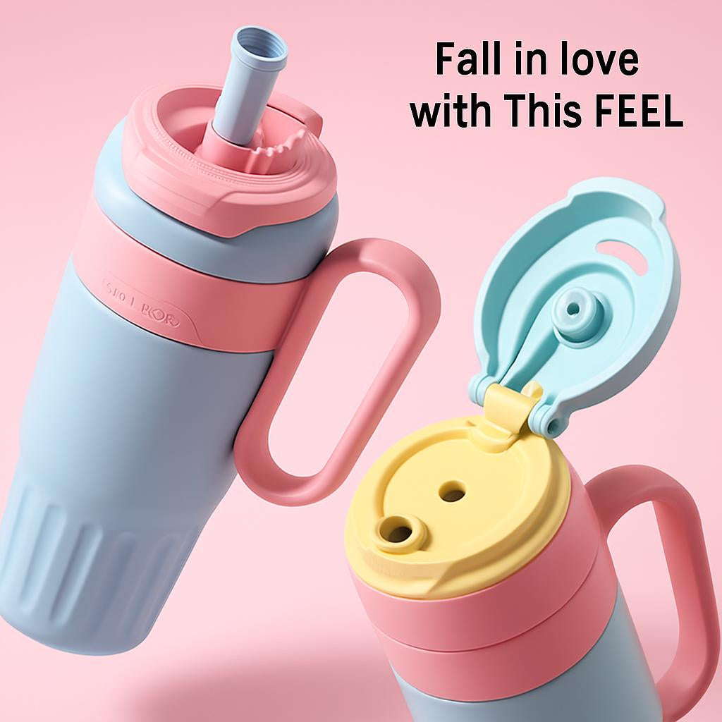 Eco-Friendly Stainless Steel Thermal Cup with Lid
