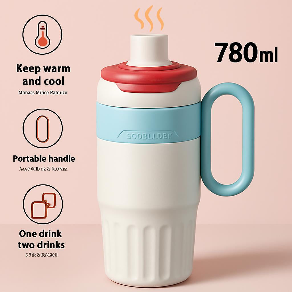 Eco-Friendly Stainless Steel Thermal Cup with Lid