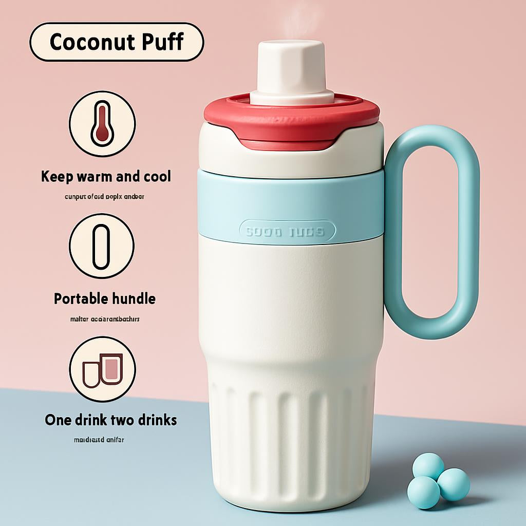 Eco-Friendly Stainless Steel Thermal Cup with Lid
