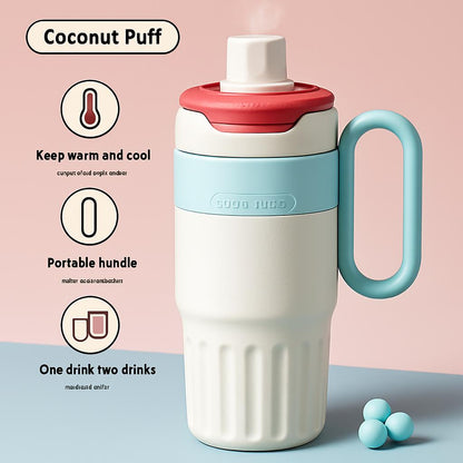 Eco-Friendly Stainless Steel Thermal Cup with Lid