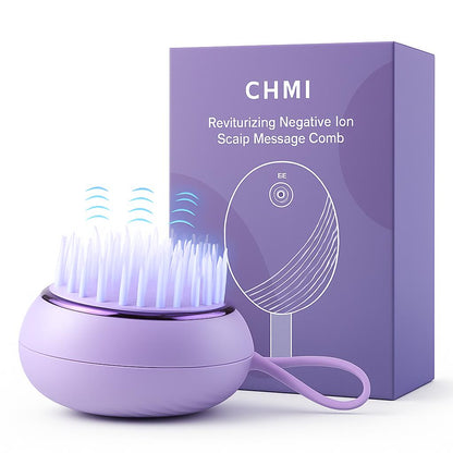 Light Purple Silicone Scalp Massager Brush