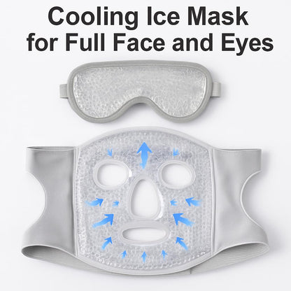 Cooling Ice Mask for Full Face and Eyes