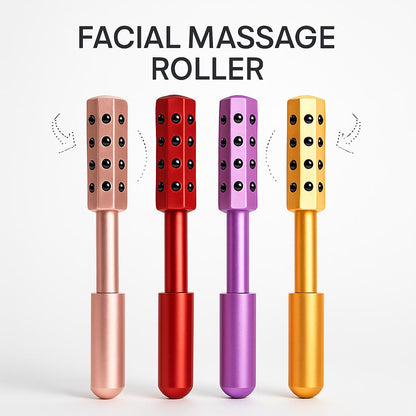 Germanium Beauty Stick Facial Massage Tool - Metallic Pink