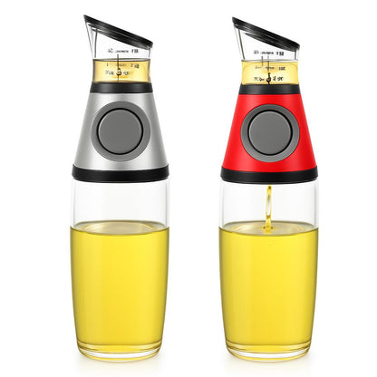 Eco-Friendly 500ml Glass Oil Dispenser for Kitchen