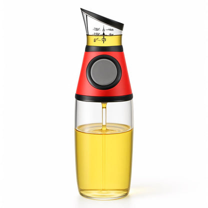Eco-Friendly 500ml Glass Oil Dispenser for Kitchen