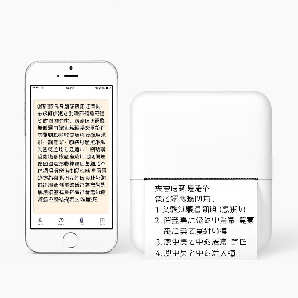 Eco-Friendly Portable Thermal Printer