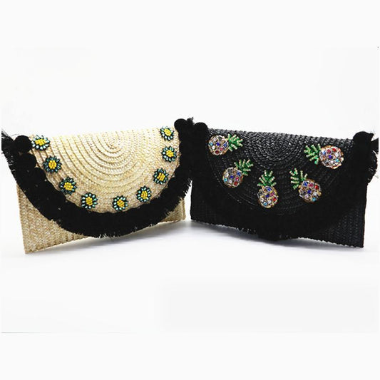 Envelope Straw Bags