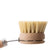  Eco-friendly bacteria resistant wood dish brush is the perfect replacement for your regular, disposable kitchen sponge. Made from wood and sisal Brush, it has a long handle so you'll be able to clean without getting your hands dirty
