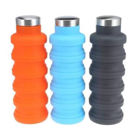 Folding Water Bottle: Non-Toxic, BPA-Free, Eco-Friendly, Reusable – Exult  Planet