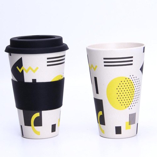 Mann Carton Print Biodegradable Customized Reusable Bamboo Fiber Milk Cup  for Baby and Kids with Hand Grip - China Bamboo Fiber Cup and Biodegradable  Reusable Cups price