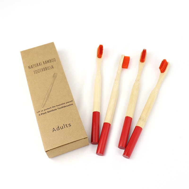 Bamboo Toothbrush Set
