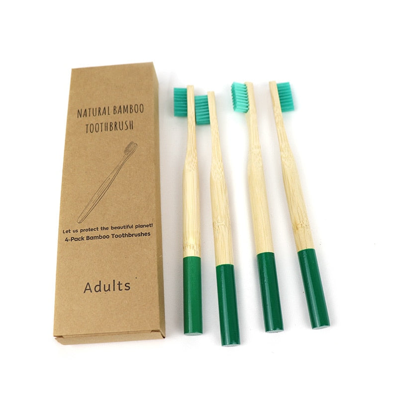 Bamboo Toothbrush Set