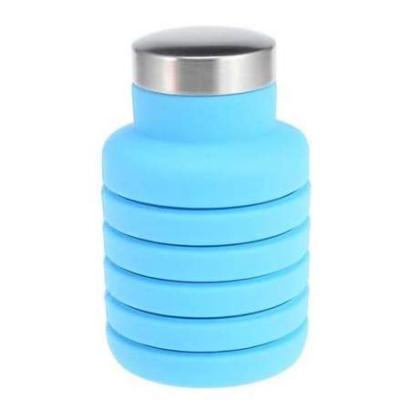 Collapsible Teal Water Bottle