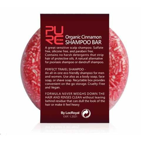  of the "Pure" Organic shampoo bar with cinnamon flavor